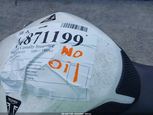 Продаж на аукціоні авто 2024 Triumph Motorcycle Street Triple 765 R, vin: SMTA604S6RTBM4876, номер лоту: 44871199