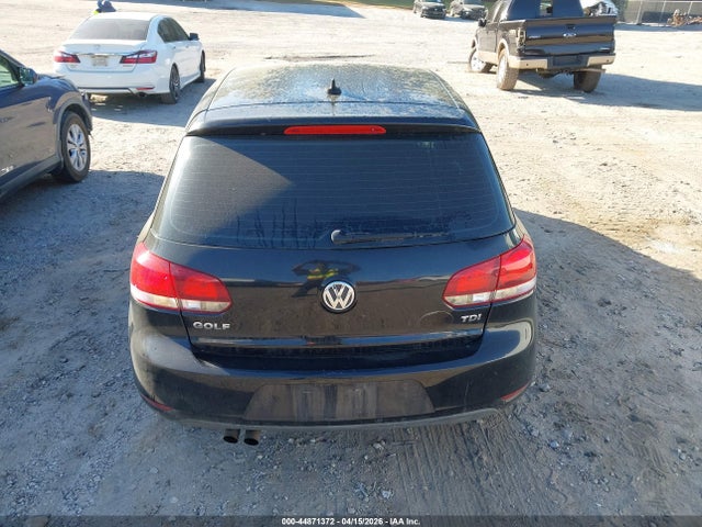 2011 Volkswagen Golf Tdi 4-door მანქანა იყიდება აუქციონზე, vin: WVWNM9AJ7BW191681, აუქციონის ნომერი: 44871372