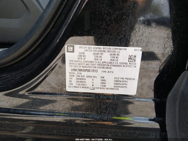 Aukcja sprzedaży 2023 Buick Envision Essence Fwd, vin: LRBFZNR49PD017013, numer aukcji: 44871560