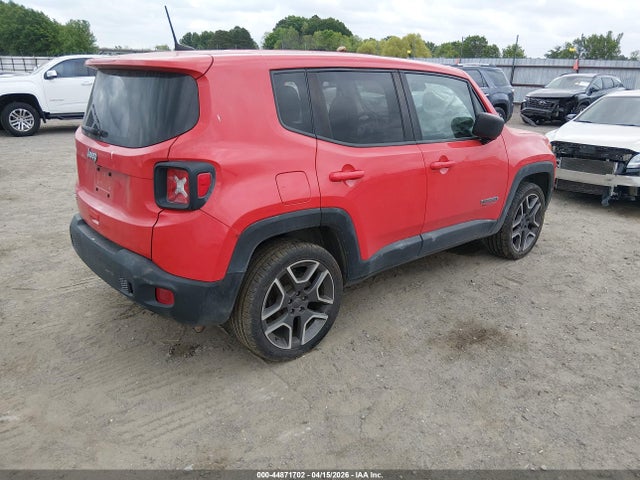 44871702 :رقم المزاد ، ZACNJBAB9LPL78134 vin ، 2020 Jeep Renegade Jeepster 4x4 مزاد بيع