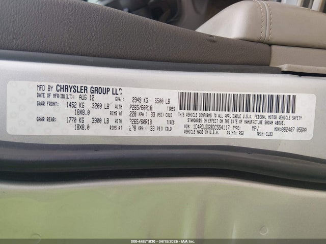 2013 DODGE DURANGO 1C4RDJDG9DC554117 Photo 8