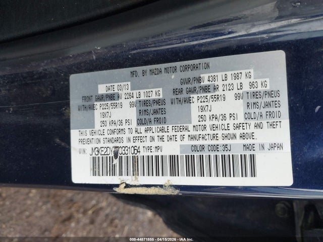 Aukcja sprzedaży 2014 Mazda Cx-5 Grand Touring, vin: JM3KE2DY7E0331064, numer aukcji: 44871855