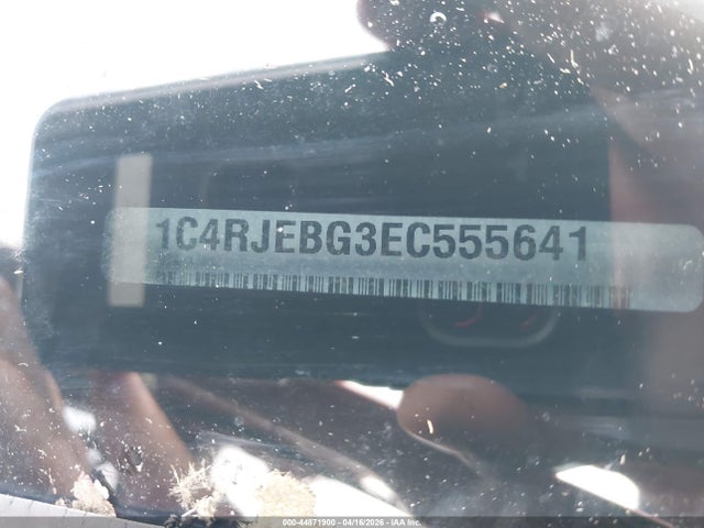 44871900 :رقم المزاد ، 1C4RJEBG3EC555641 vin ، 2014 Jeep Grand Cherokee Limited مزاد بيع