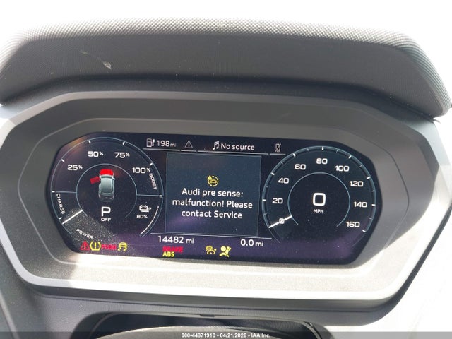 44871910 :رقم المزاد ، WA1H2BFZ0NP050405 vin ، 2022 Audi Q4 E-tron Premium Plus 50 Quattro مزاد بيع