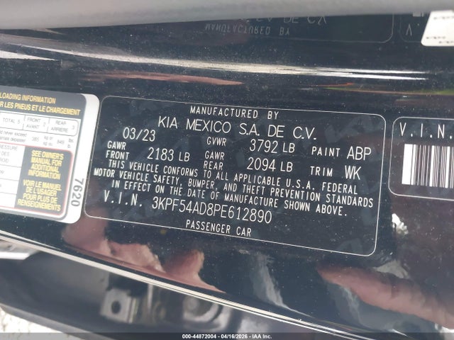 KIA Forte Gt-line 2023 3KPF54AD8PE612890 Image 9