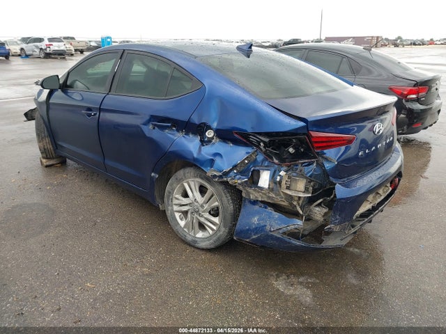 2019 Hyundai Elantra Value Edition მანქანა იყიდება აუქციონზე, vin: 5NPD84LF2KH481716, აუქციონის ნომერი: 44872133