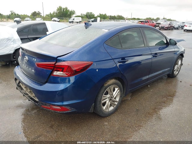 2019 Hyundai Elantra Value Edition მანქანა იყიდება აუქციონზე, vin: 5NPD84LF2KH481716, აუქციონის ნომერი: 44872133