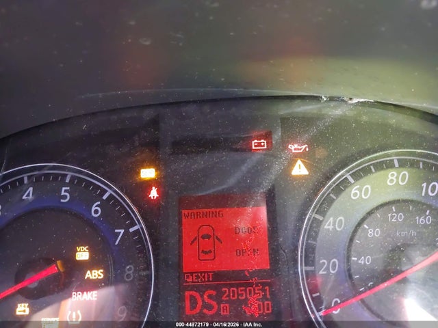 2008 Infiniti G35 Journey მანქანა იყიდება აუქციონზე, vin: JNKBV61E08M227618, აუქციონის ნომერი: 44872179