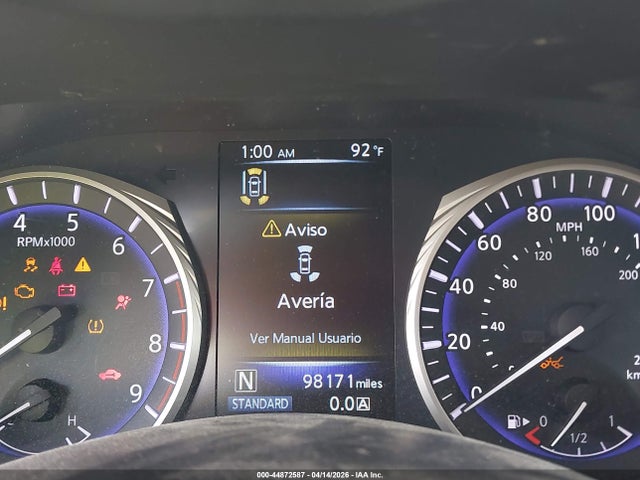 Aukcja sprzedaży 2016 Infiniti Q50 3.0t Red Sport 400, vin: JN1FV7ARXGM451041, numer aukcji: 44872587