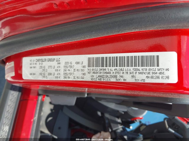 2010 Jeep Wrangler Sport მანქანა იყიდება აუქციონზე, vin: 1J4AA2D16AL224996, აუქციონის ნომერი: 44872648