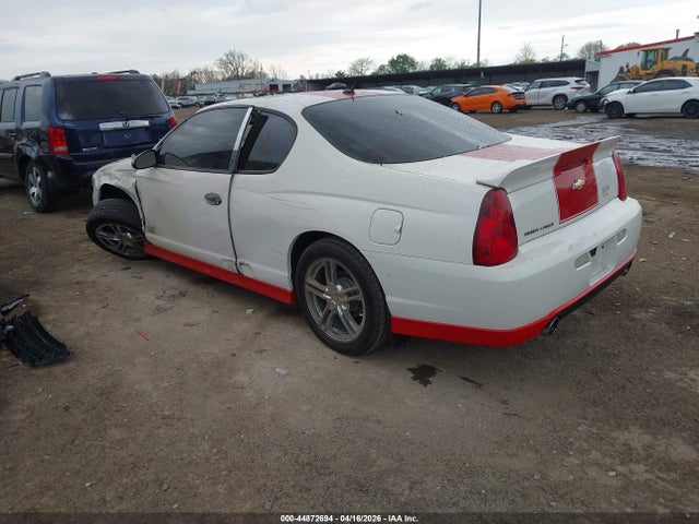 Aukcja sprzedaży 2006 Chevrolet Monte Carlo Ss, vin: 2G1WL15C469284878, numer aukcji: 44872694