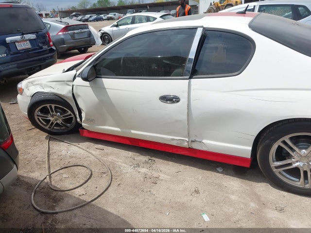 Aukcja sprzedaży 2006 Chevrolet Monte Carlo Ss, vin: 2G1WL15C469284878, numer aukcji: 44872694