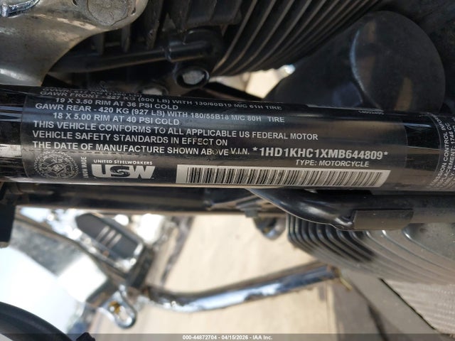 1HD1KHC1XMB644809 Harley-Davidson FLTRX