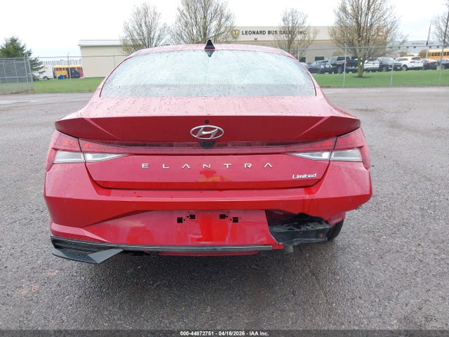2022 Hyundai Elantra Limited მანქანა იყიდება აუქციონზე, vin: KMHLP4AG2NU357493, აუქციონის ნომერი: 44872751