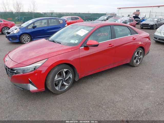 2022 Hyundai Elantra Limited მანქანა იყიდება აუქციონზე, vin: KMHLP4AG2NU357493, აუქციონის ნომერი: 44872751