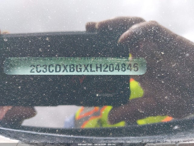 2020 Dodge Charger Sxt Rwd მანქანა იყიდება აუქციონზე, vin: 2C3CDXBGXLH204846, აუქციონის ნომერი: 44872881