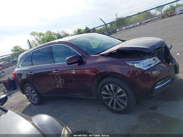 Продажа на аукционе авто 2016 Acura Mdx Technology   Acurawatch Plus Packages/technology Package, vin: 5FRYD4H44GB026892, номер лота: 44872932