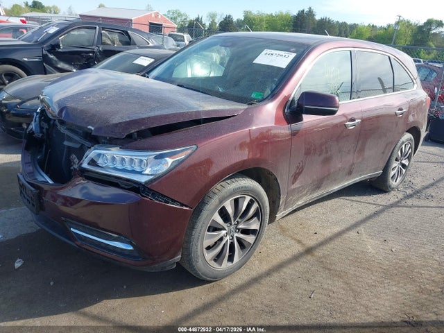 Продажа на аукционе авто 2016 Acura Mdx Technology   Acurawatch Plus Packages/technology Package, vin: 5FRYD4H44GB026892, номер лота: 44872932