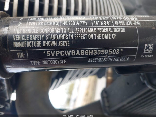 5VPCWBAB6H3059508 Victory Motorcycles High-ball