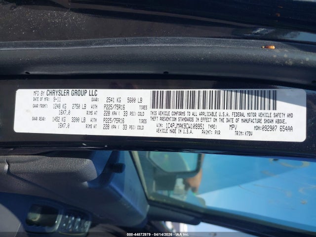 2012 JEEP LIBERTY 1C4PJMAK9CW109951 Photo 8