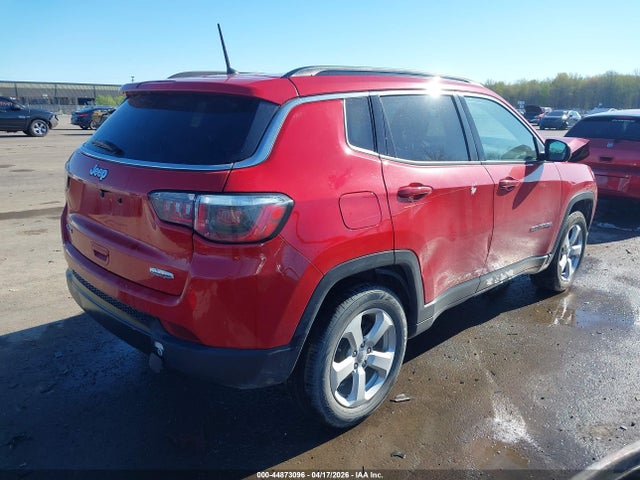 2018 Jeep Compass Latitude 4x4 მანქანა იყიდება აუქციონზე, vin: 3C4NJDBB9JT350384, აუქციონის ნომერი: 44873096