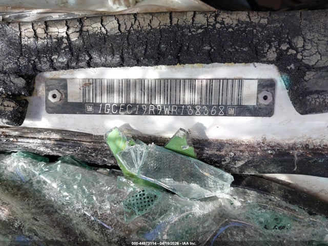 44873114 :رقم المزاد ، 1GCEC19R9WR138368 vin ، 1998 Chevrolet C1500 Fleetside مزاد بيع