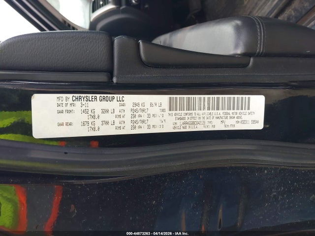 2011 JEEP GRAND CHEROKEE 1J4RR4GG8BC642128 Photo 8