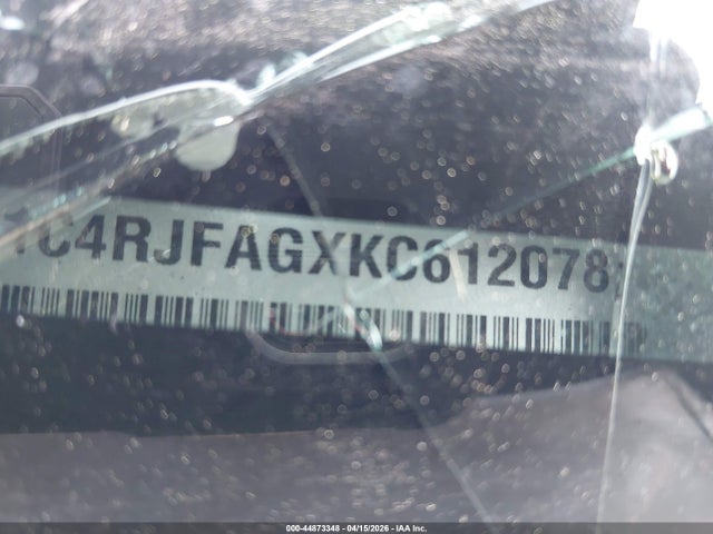 Aukcja sprzedaży 2019 Jeep Grand Cherokee Altitude 4x4, vin: 1C4RJFAGXKC612078, numer aukcji: 44873348