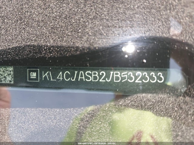 44873797 :رقم المزاد ، KL4CJASB2JB532333 vin ، 2018 Buick Encore Preferred مزاد بيع