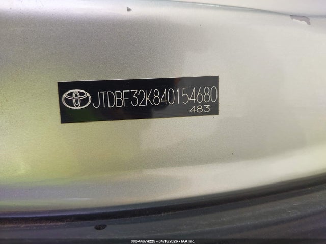 Aukcja sprzedaży 2004 Toyota Camry Xle V6, vin: JTDBF32K840154680, numer aukcji: 44874225