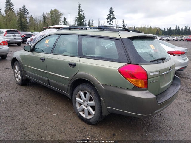 2006 Subaru Outback 2.5i მანქანა იყიდება აუქციონზე, vin: 4S4BP61C367333854, აუქციონის ნომერი: 44874277