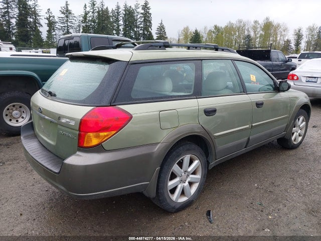 2006 Subaru Outback 2.5i მანქანა იყიდება აუქციონზე, vin: 4S4BP61C367333854, აუქციონის ნომერი: 44874277