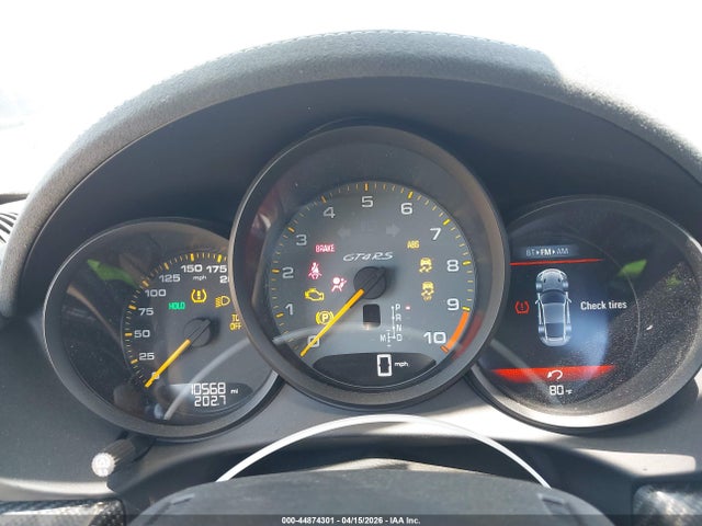 WP0AE2A80PS280345 Porsche 718 Cayman Gt4 Rs