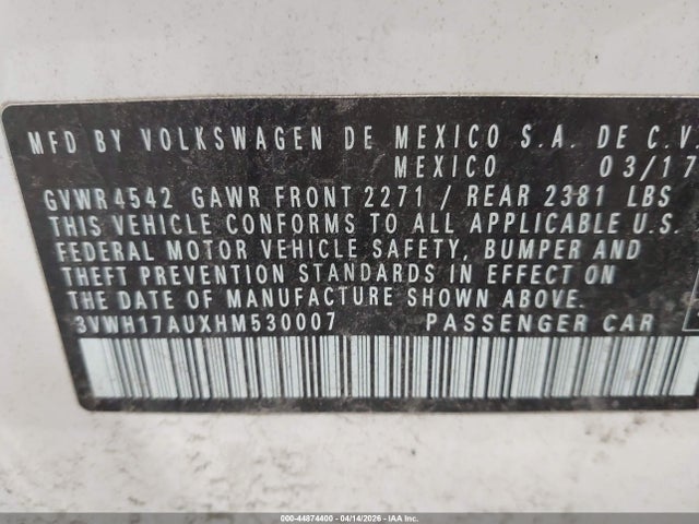 2017 VOLKSWAGEN GOLF ALLTRACK 3VWH17AUXHM530007 Photo 8