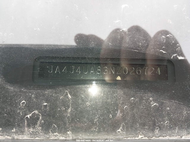 44874405 :رقم المزاد ، JA4J4UA83NZ026724 vin ، 2022 Mitsubishi Outlander Black Edition S-awc/se 2.5 S-awc/se Launch Edition S-awc مزاد بيع