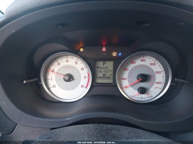 44874436 :رقم المزاد ، JF1GPAC6XE8265135 vin ، 2014 Subaru Impreza 2.0i Premium مزاد بيع