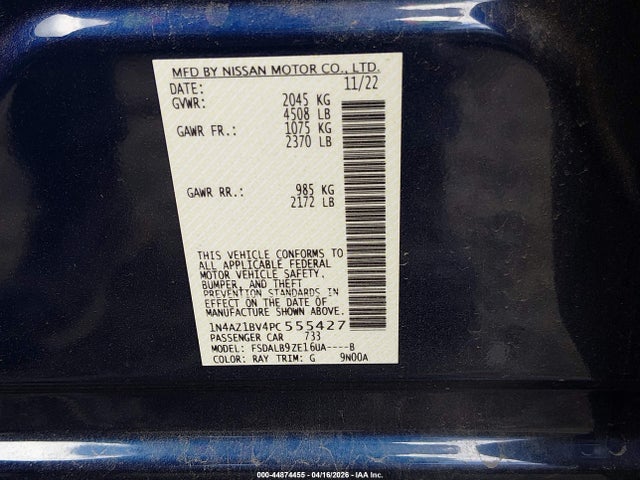Nissan Leaf S 40 Kwh 2023 1N4AZ1BV4PC555427 Image 9