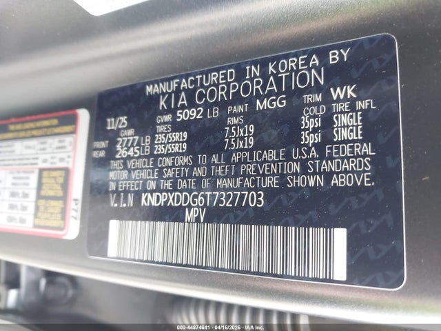 KNDPXDDG6T7327703 KIA Sportage Hybrid Sx-prestige