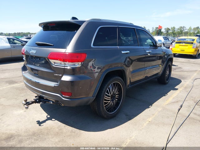 2017 Jeep Grand Cherokee Limited 4x2 მანქანა იყიდება აუქციონზე, vin: 1C4RJEBG1HC752005, აუქციონის ნომერი: 44874648