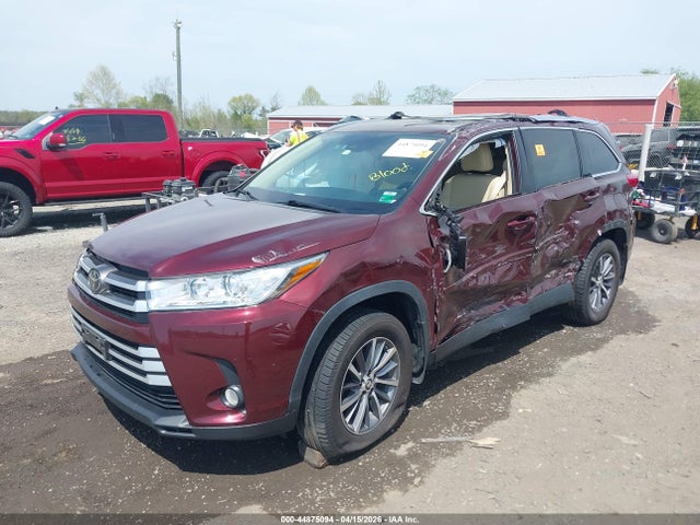 Продажа на аукционе авто 2019 Toyota Highlander Xle, vin: 5TDJZRFH6KS725923, номер лота: 44875094