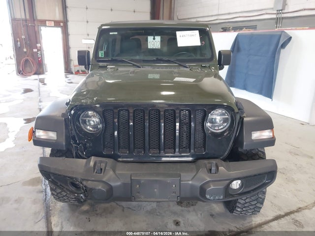 Auction sale of the 2021 Jeep Wrangler Unlimited Willys 4x4, vin: 1C4HJXDG4MW579996, lot number: 44875107