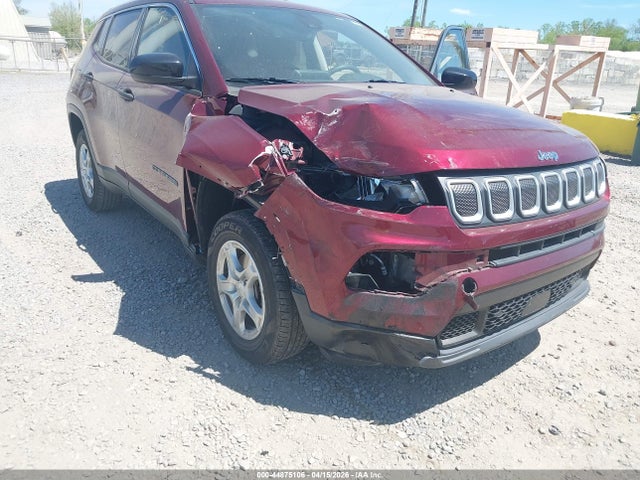 Aukcja sprzedaży 2022 Jeep Compass Sport 4x4, vin: 3C4NJDAB4NT101661, numer aukcji: 44875106