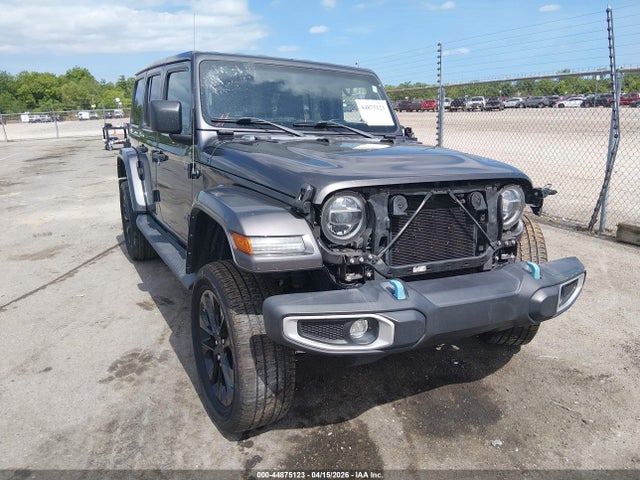Продажа на аукционе авто 2021 Jeep Wrangler 4xe Unlimited Sahara 4x4, vin: 1C4JJXP6XMW716511, номер лота: 44875123