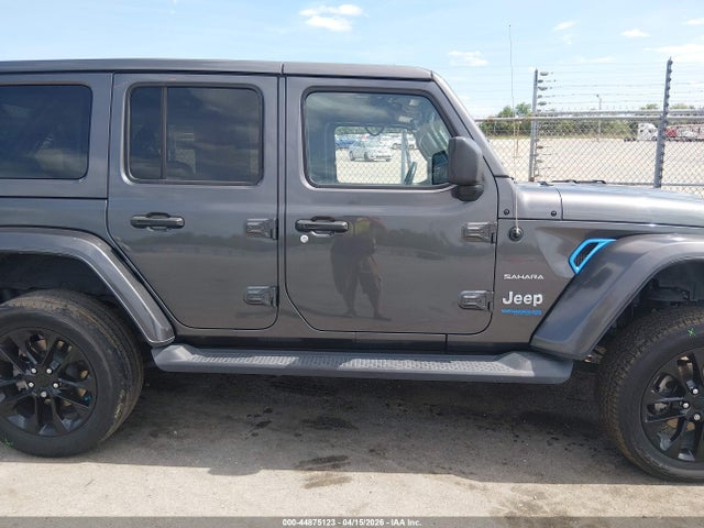 Продажа на аукционе авто 2021 Jeep Wrangler 4xe Unlimited Sahara 4x4, vin: 1C4JJXP6XMW716511, номер лота: 44875123