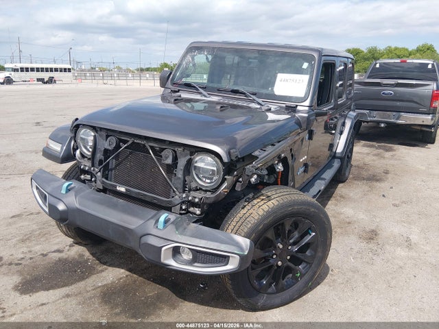 Продажа на аукционе авто 2021 Jeep Wrangler 4xe Unlimited Sahara 4x4, vin: 1C4JJXP6XMW716511, номер лота: 44875123