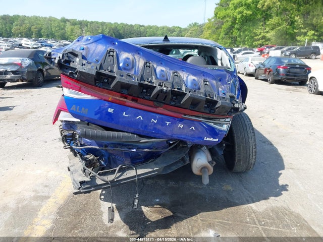 2025 Hyundai Elantra Limited მანქანა იყიდება აუქციონზე, vin: KMHLP4DG5SU872351, აუქციონის ნომერი: 44875171