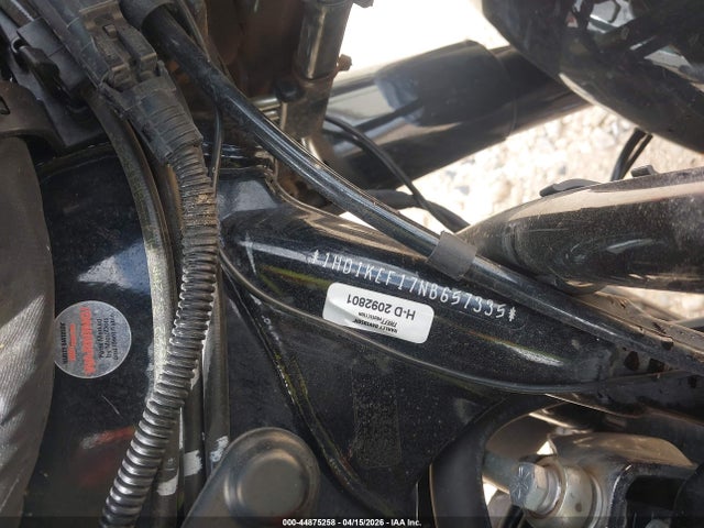 44875258 :رقم المزاد ، 1HD1KEF17NB657335 vin ، 2022 Harley-davidson Flhtk مزاد بيع