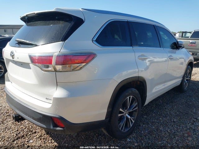 44875266 :رقم المزاد ، 5TDKKRFH7GS126660 vin ، 2016 Toyota Highlander Xle V6 مزاد بيع