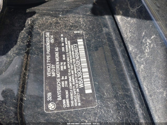 2014 BMW 328I WBA3B3G50ENR84073 Photo 8