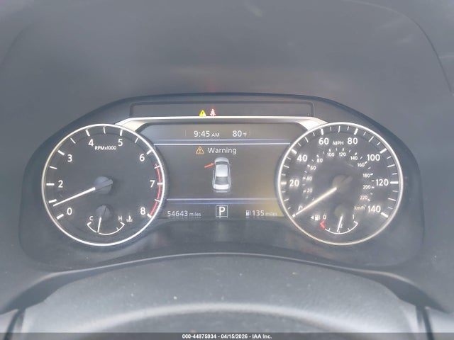 1N4BL4DV7PN391826 Nissan Altima Sv Fwd